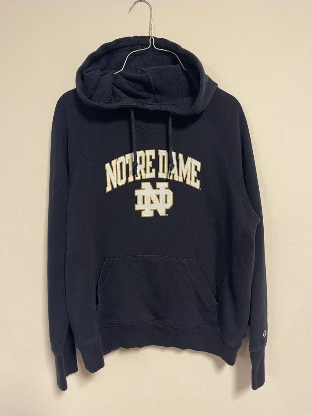 Champion Notre Dame Fighting Irish Hoodie Sweatshirt Womens Large
